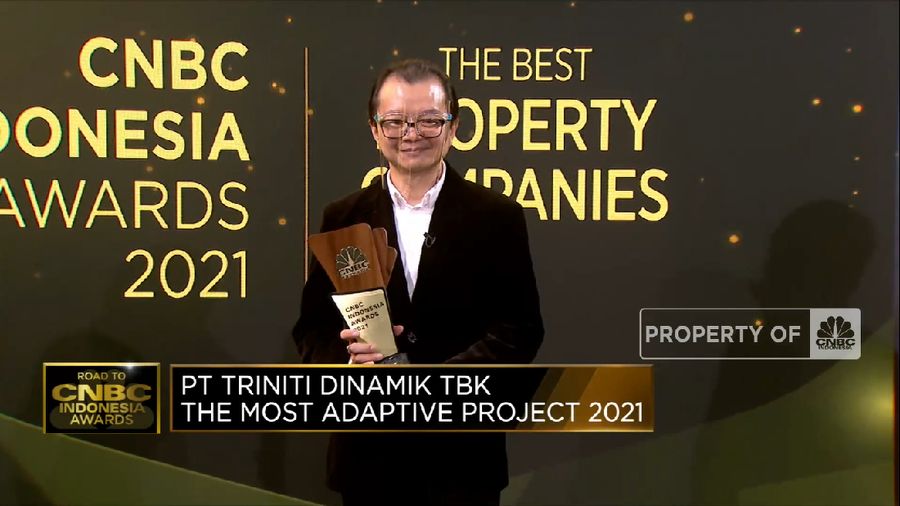 Penghargaan “The Most Adaptive Project 2021” Bagi Triniti Dinamik (CNBC Indonesia TV)