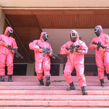 Potret Tes CPNS Kemenkumham 'Dikawal' Soldier Pink Squid Game