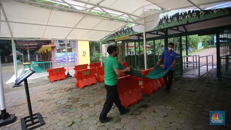 Ilustrasi tempat wisata Ragunan. (CNBC Indonesia/Muhammad Sabki)