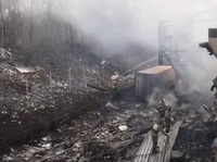 Potret Kebakaran Besar Pabrik Senjata Rusia, 15 Tewas
