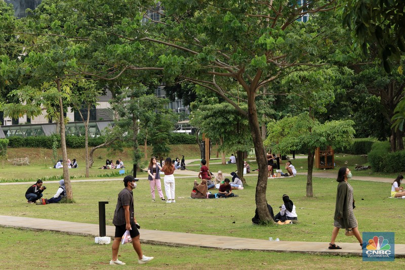 Suasana Hutan Kota GBK di Kompleks Gelora Bung Karno (GBK), Senayan, Jakarta. (CNBC Indonesia/Andrean Kristianto) Suasana Hutan Kota GBK di Kompleks Gelora Bung Karno (GBK), Senayan, Jakarta. (CNBC Indonesia/Andrean Kristianto)