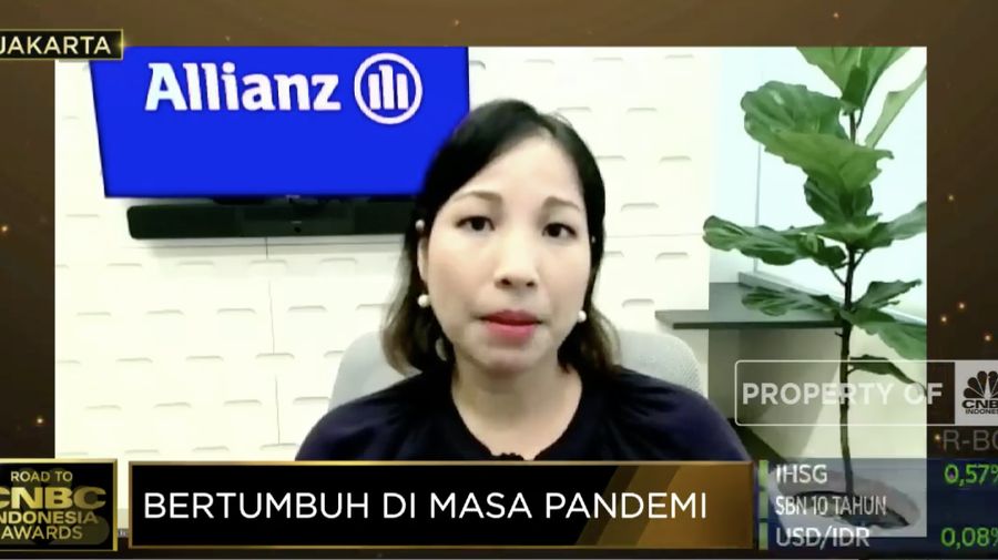 Direktur & Chief Marketing Officer PT Asuransi Allianz Life Indonesia, Karin Zulkarnaen (CNBC Indonesia)