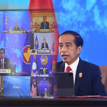 Gaya Jokowi Ajak Pemimpin Negara ASEAN Perkuat Kesehatan