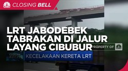LRT Jabodebek Tabrakan di Jalur Layang Cibubur
