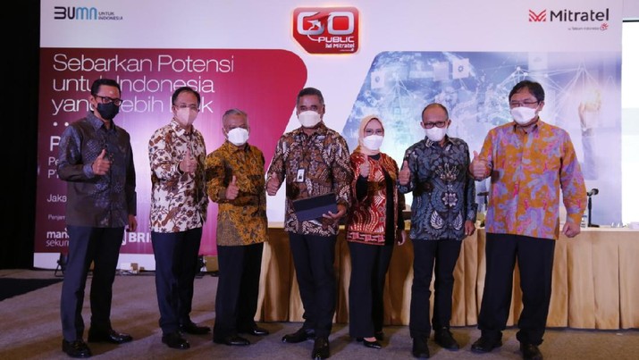 PT Dayamitra Telekomunikasi (MItratel) melaksanakan IPO dengan target dana maksimal Rp 25 triliun. Sumber : Dok. Mitratel PT Dayamitra Telekomunikasi (MItratel) melaksanakan IPO dengan target dana maksimal Rp 25 triliun. Dok. Mitratel