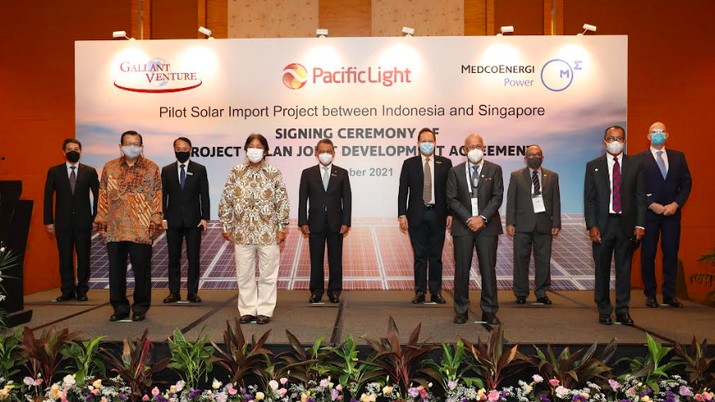 PT Medco Energi Internasional Tbk (MEDC), melalui konsorsium PacificLight Power Pte Ltd (PLP) dan Gallant Venture Ltd, entitas Grup Salim akan mengekspor listrik ke Singapura. Dok Medco PT Medco Energi Internasional Tbk (MEDC), melalui konsorsium PacificLight Power Pte Ltd (PLP) dan Gallant Venture Ltd, entitas Grup Salim akan mengekspor listrik ke Singapura. Dok Medco
