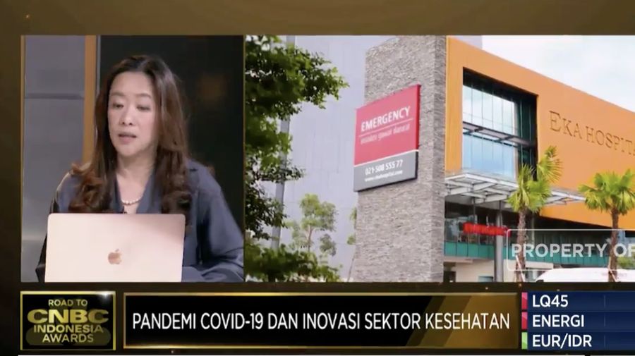 COO Eka Hospital, Rina Setiawati (CNBC Indonesia Award)