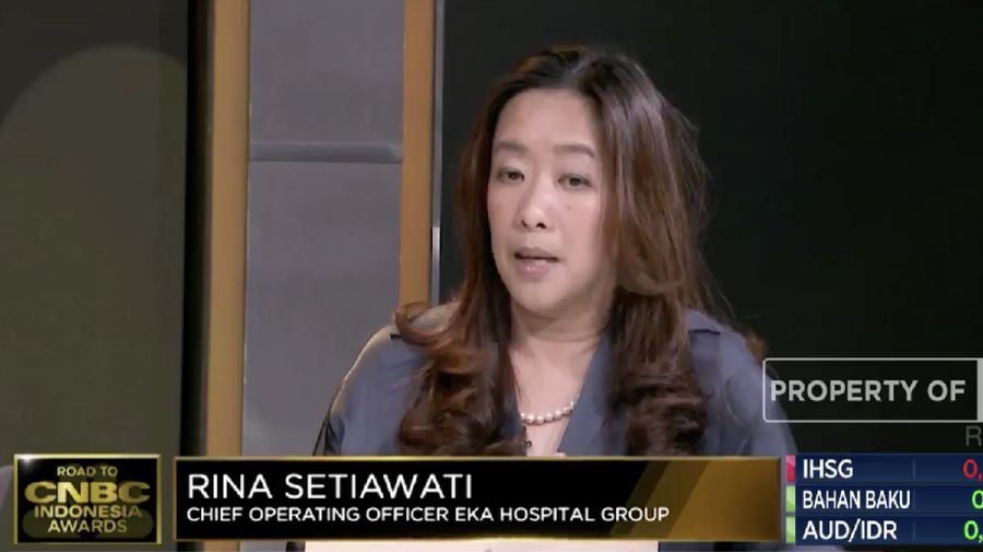 COO Eka Hospital, Rina Setiawati (CNBC Indonesia Award)