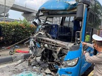 5 Korban Tabrakan Transjakarta Dapat Perawatan BPJAMSOSTEK
