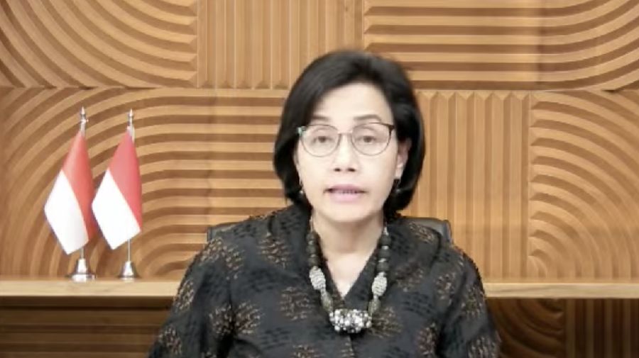Menkeu Sri Mulyani saat Konferensi pers KSSK : Perkembangan Makro Ekonomi & Sektor Keuangan Triwulan III Tahun 2021