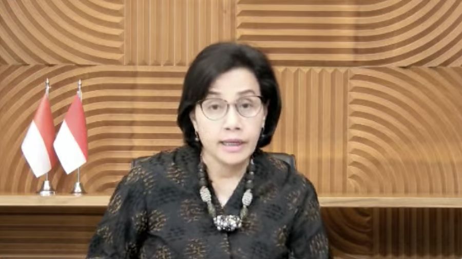 Menkeu Sri Mulyani saat Konferensi pers KSSK : Perkembangan Makro Ekonomi & Sektor Keuangan Triwulan III Tahun 2021