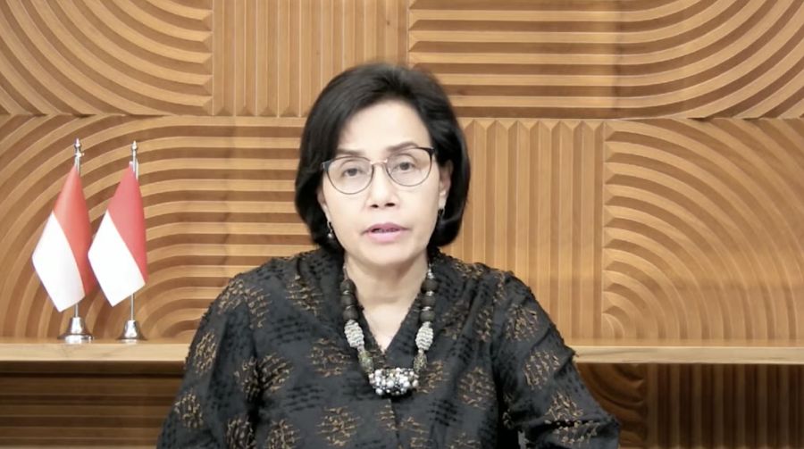 Menteri Keuangan Sri Mulyani memberikan keterangan pers mengenai  KSSK : Perkembangan Makro Ekonomi & Sektor Keuangan Triwulan III Tahun 2021 (Tangkapan Layar Youtube Kemenkeu RI)
