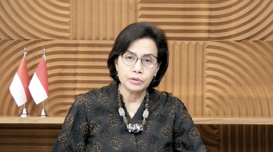 Menteri Keuangan Sri Mulyani memberikan keterangan pers mengenai KSSK : Perkembangan Makro Ekonomi & Sektor Keuangan Triwulan III Tahun 2021 (Tangkapan Layar Youtube Kemenkeu RI)