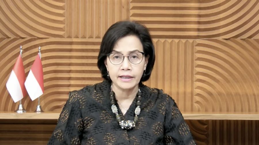 Menteri Keuangan Sri Mulyani memberikan keterangan pers mengenai  KSSK : Perkembangan Makro Ekonomi & Sektor Keuangan Triwulan III Tahun 2021 (Tangkapan Layar Youtube Kemenkeu RI)