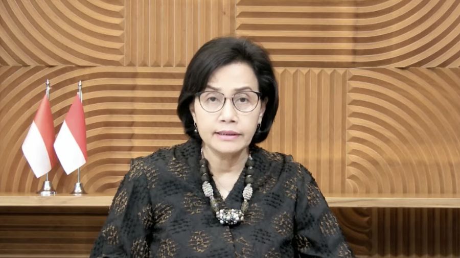 Menteri Keuangan Sri Mulyani memberikan keterangan pers mengenai  KSSK : Perkembangan Makro Ekonomi & Sektor Keuangan Triwulan III Tahun 2021 (Tangkapan Layar Youtube Kemenkeu RI)