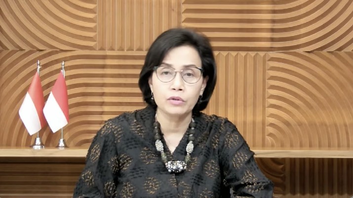 Menteri Keuangan Sri Mulyani memberikan keterangan pers mengenai KSSK : Perkembangan Makro Ekonomi & Sektor Keuangan Triwulan III Tahun 2021 (Tangkapan Layar Youtube Kemenkeu RI) Menteri Keuangan Sri Mulyani memberikan keterangan pers mengenai KSSK : Perkembangan Makro Ekonomi & Sektor Keuangan Triwulan III Tahun 2021 (Tangkapan Layar Youtube Kemenkeu RI)