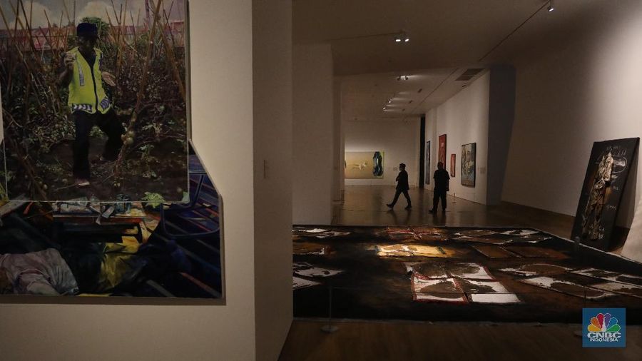 Museum Seni Macan yang kembali dibuka di PPKM Level 2 (CNBC Indonesia/Andrean Kristianto)