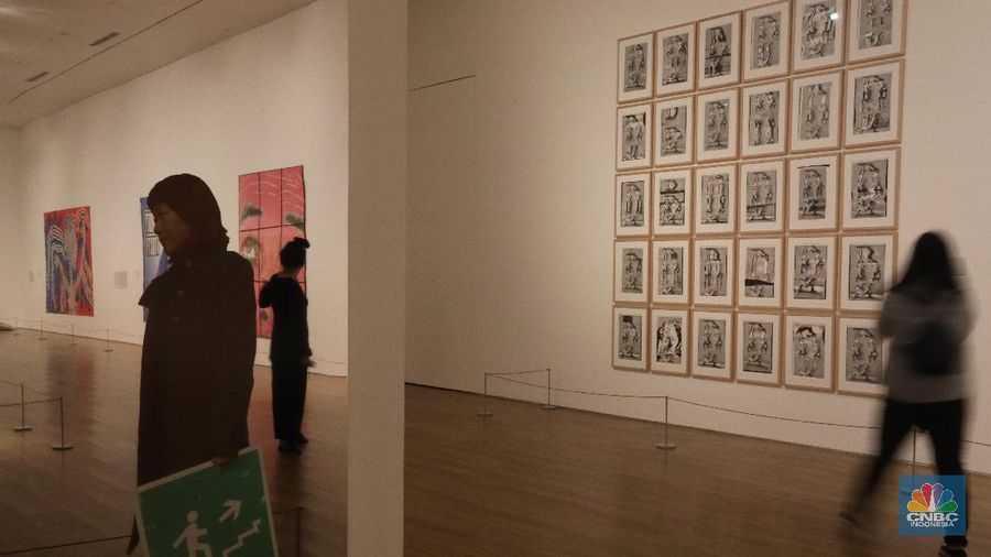 Museum Seni Macan yang kembali dibuka di PPKM Level 2 (CNBC Indonesia/Andrean Kristianto)