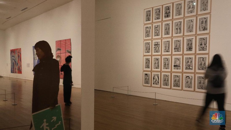 Museum Seni Macan yang kembali dibuka di PPKM Level 2 (CNBC Indonesia/Andrean Kristianto)