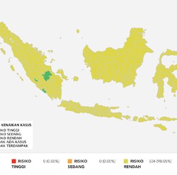 10 Daerah RI Zona Hijau Covid-19, Ada Raja Ampat!