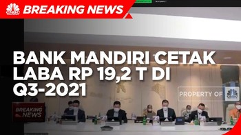 Naik 37,1%, Laba Bank Mandiri Q3-2021 Capai Rp 19,2 Triliun