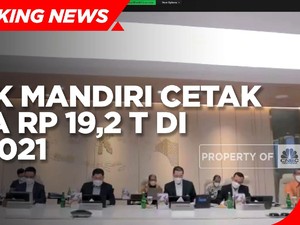 Naik 37,1%, Laba Bank Mandiri Q3-2021 Capai Rp 19,2 Triliun