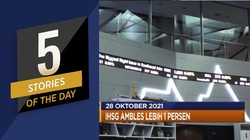 IHSG Terkoreksi Lebih Dari 1% Hingga Harga Batu Bara Ambles
