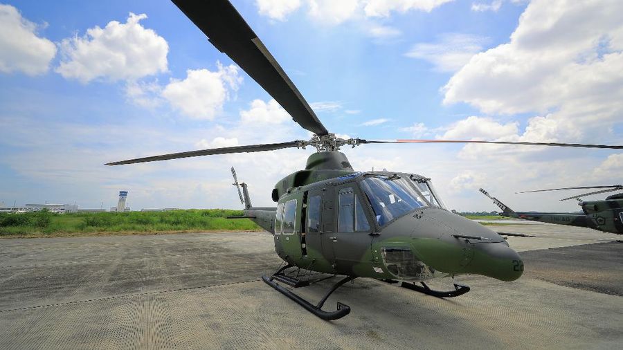 Helikopter Bell Selesai Overhaul, Menhan Prabowo: Alutsista Harus Dirawat Sebaik-baiknya. (Dok.Kemenhan)
