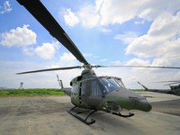 Penampakan Helikopter Bell TNI Disulap Jadi Lebih 'Muda' Lagi