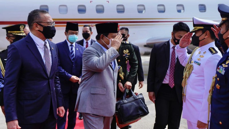 Prabowo Subianto (Twitter/MINDEF Malaysia)