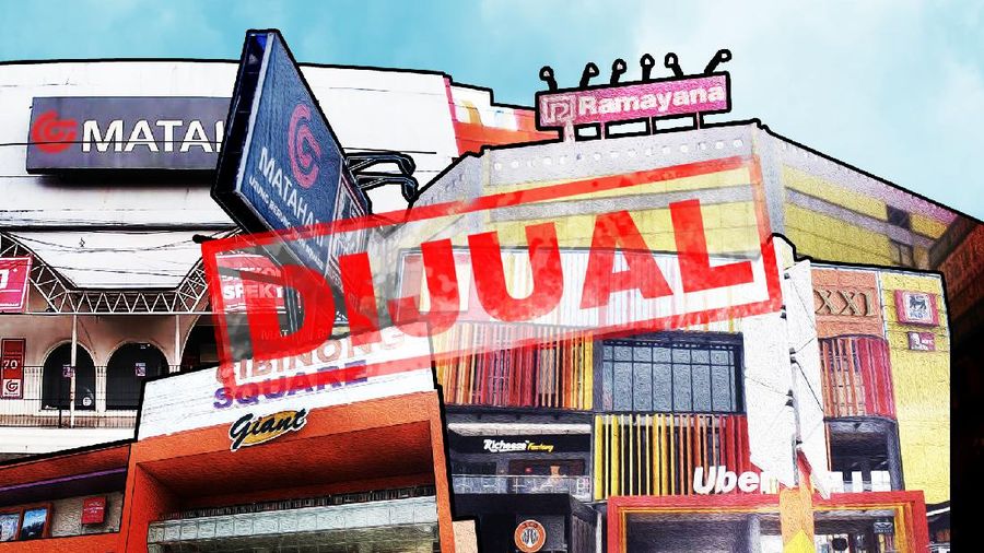 INFOGRAFIS, Bukti Tsunami ‘Kebangkrutan’ RI, Ada Mal Diobral Murah!