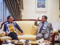 Momen Demi Momen Pertemuan Anwar Ibrahim & Prabowo Subianto