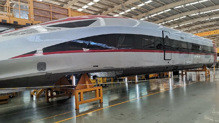 Kereta Api Cepat Jakarta-Bandung (KCJB). (Dok. Humas Pemprov Jabar) Kereta Api Cepat Jakarta-Bandung (KCJB). (Dok. Humas Pemprov Jabar)