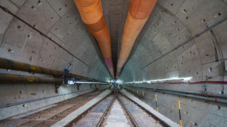 Pembangunan Terowongan Kereta Api Cepat Jakarta-Bandung (Dok. KCIC)