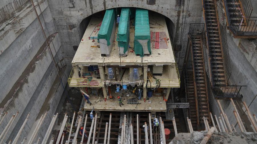 Pembangunan Terowongan Kereta Api Cepat Jakarta-Bandung (Dok. KCIC)