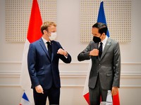Jokowi, Macron & PM Australia Berembuk di KTT G20, Ada Apa?