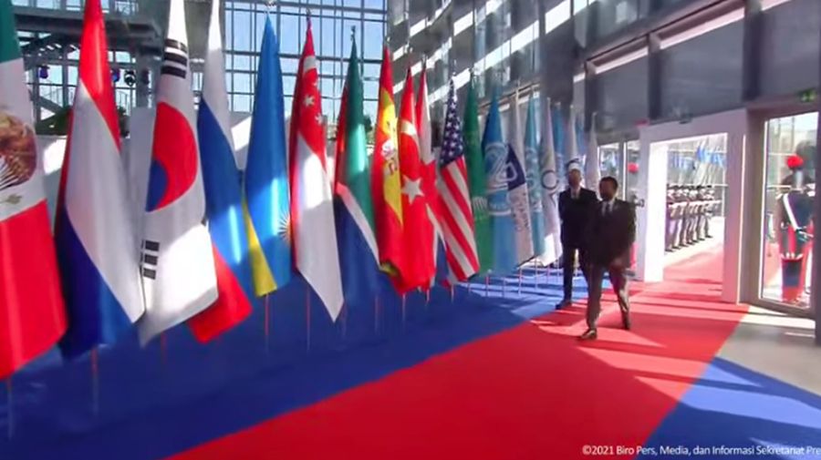 Presiden Jokowi Hadiri KTT G20, Roma, Italia