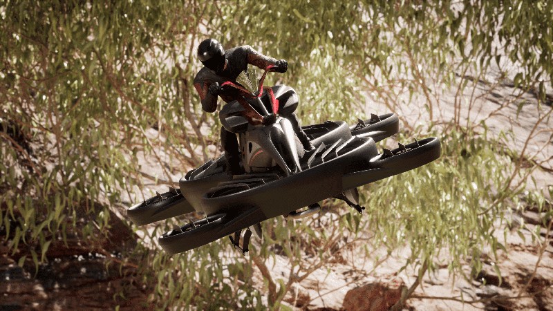 Sepeda motor terbang XTurismo asal jepang A.L.I Technologies (Dok. ali.jp)