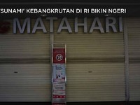 'Tsunami' Kebangkrutan di RI Bikin Ngeri