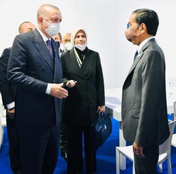 Jokowi Nantikan Kunjungan Erdogan ke Indonesia Tahun Depan