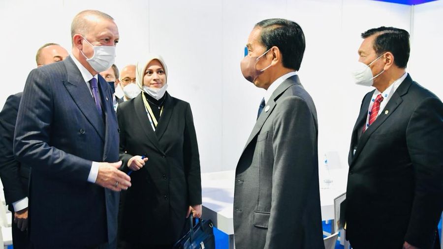 Perrtemuan Presiden RI Jokowi bersama Presiden Turki Erdogan (Foto: Laily Rachev - Biro Pers Sekretariat Presiden)