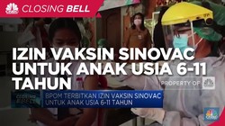 BPOM Terbitkan Izin Vaksin Sinovac Untuk Anak Usia 6-11 Tahun