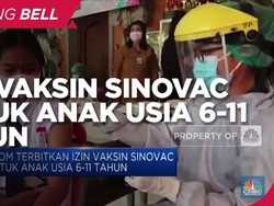 BPOM Terbitkan Izin Vaksin Sinovac Untuk Anak Usia 6-11 Tahun