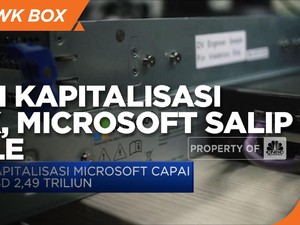Nilai Kapitalisasi Pasar Naik, Microsoft Salip Apple