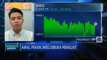 Optimistis Pemulihan Ekonomi, IHSG Menguat di Awal Pekan