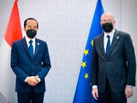 Jokowi Bertemu Presiden UE, Singgung Diskriminasi Vaksin!