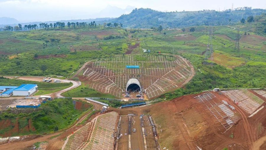 Proyek Pembangunan Kereta Api Cepat Jakarta-Bandung. (Dok: KCIC)