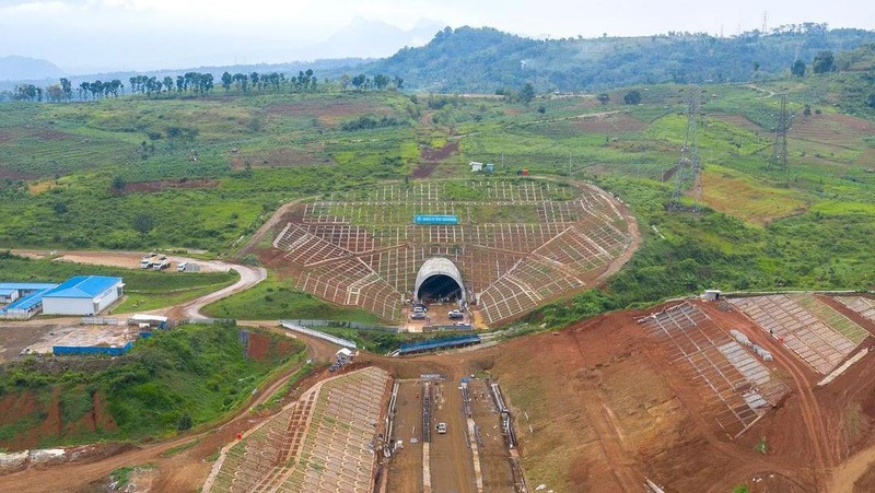 Proyek Pembangunan Kereta Api Cepat Jakarta-Bandung. (Dok: KCIC)