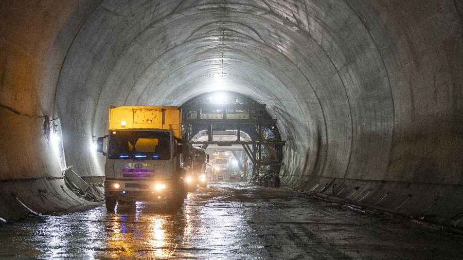 Proyek Pembangunan Kereta Api Cepat Jakarta-Bandung. (Dok: KCIC)