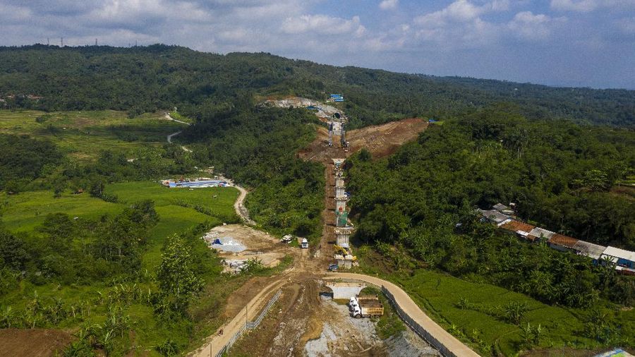 Proyek Pembangunan Kereta Api Cepat Jakarta-Bandung. (Dok: KCIC)